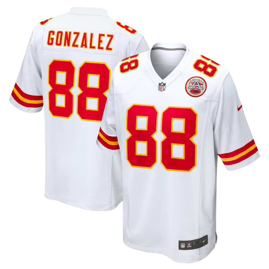 Men’s Kansas City Chiefs Tony Gonzalez Nike White Retired Player Game Jersey