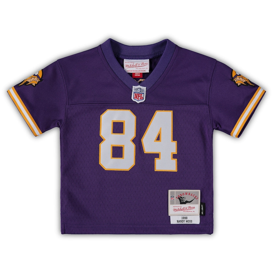 Infant Minnesota Vikings Randy Moss Mitchell & Ness Purple 1998 Retired Legacy Jersey