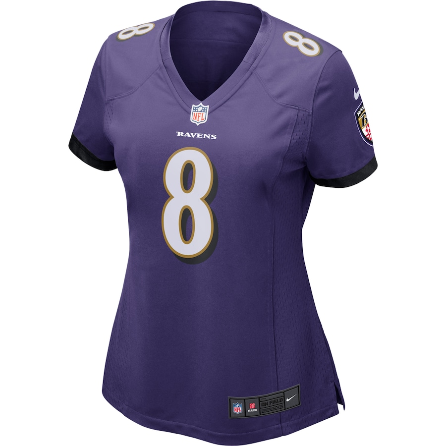 Women’s Baltimore Ravens Lamar Jackson Nike Purple Game Player Jersey
