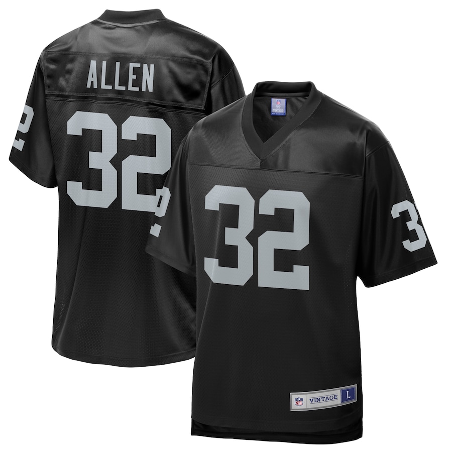 Men’s Las Vegas Raiders Marcus Allen NFL Pro Line Black Retired Team Player Jersey