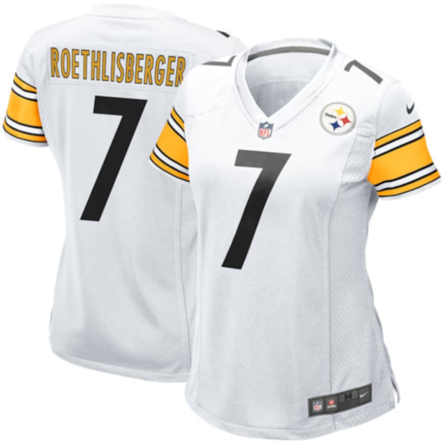 Women’s Pittsburgh Steelers Ben Roethlisberger Nike White Game Jersey
