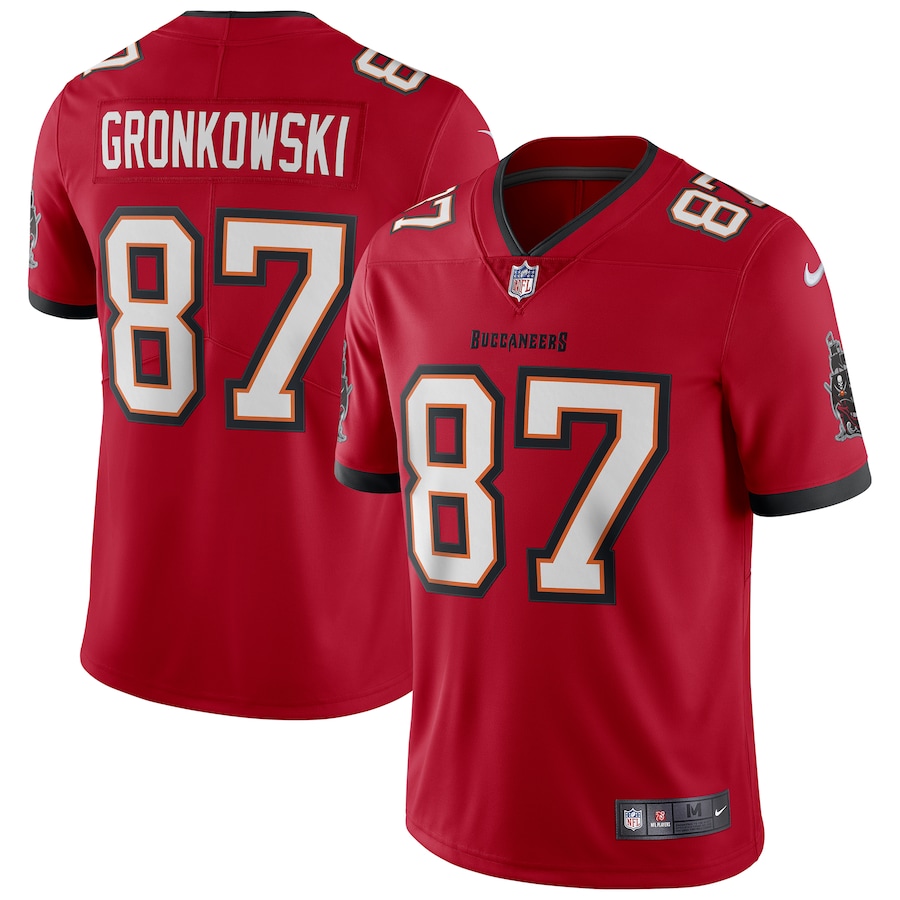 Men’s Tampa Bay Buccaneers Rob Gronkowski Nike Red Vapor Limited Jersey