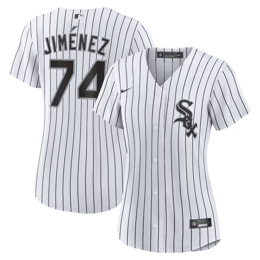 Women's Chicago White Sox Eloy Jimenez White Home Replica Player Jersey