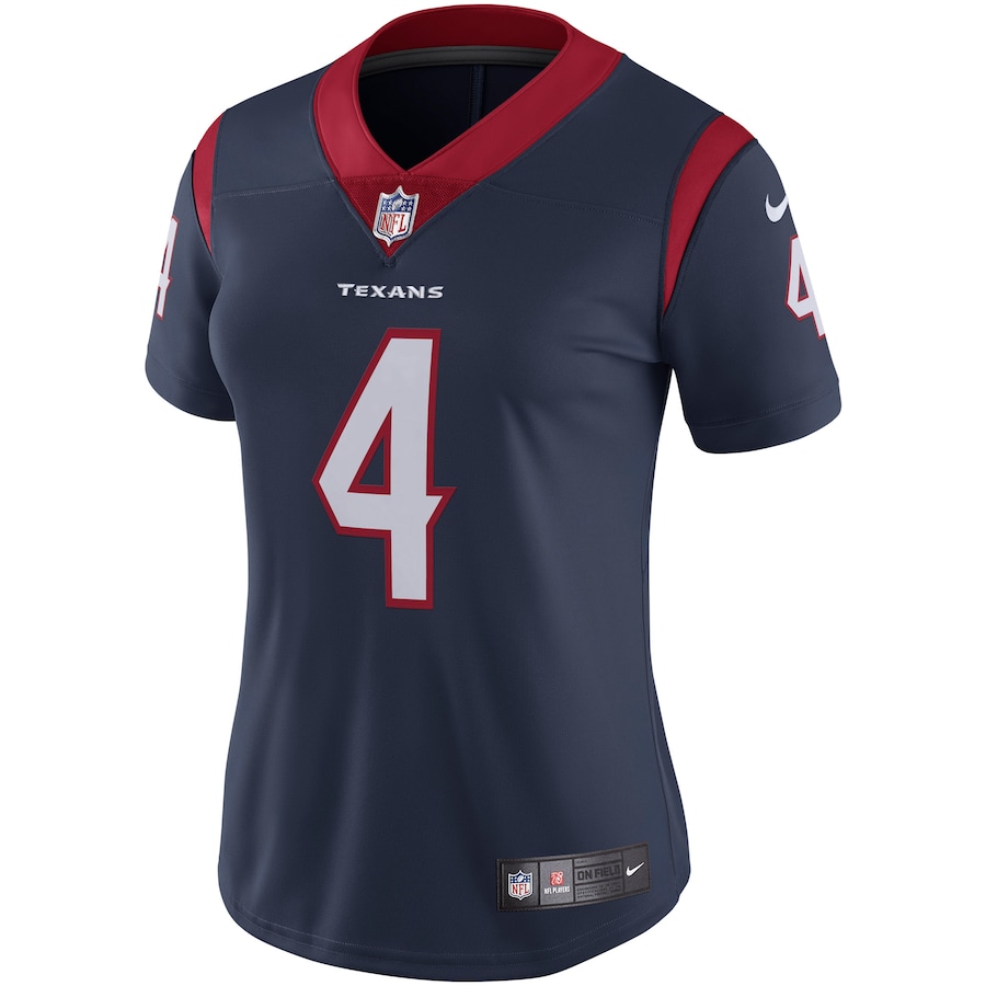 Women’s Houston Texans Deshaun Watson Nike Navy Vapor Untouchable Limited Jersey