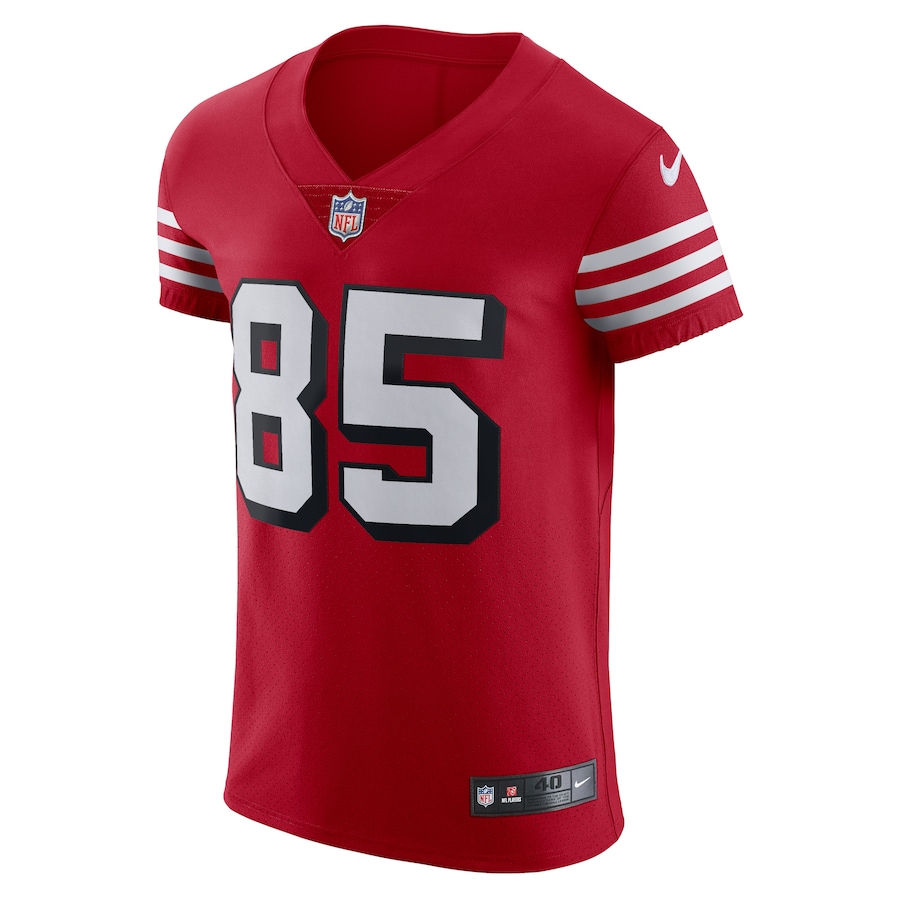 Men’s San Francisco 49ers George Kittle Nike Scarlet Alternate Vapor Elite Jersey