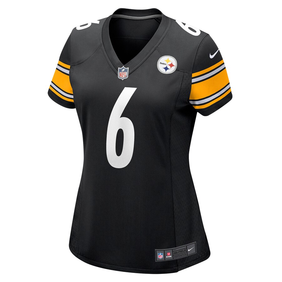 Women’s Pittsburgh Steelers Pressley Harvin III Nike Black Game Jersey