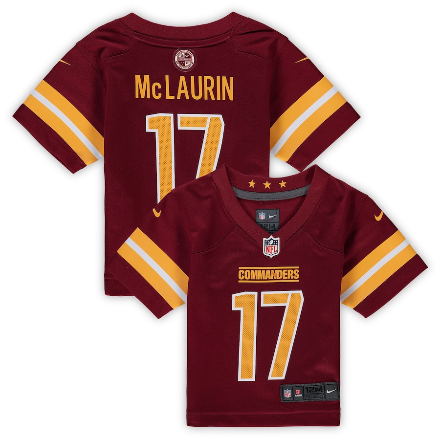 Infant Washington Commanders Terry McLaurin Nike Burgundy Player Game Jersey
