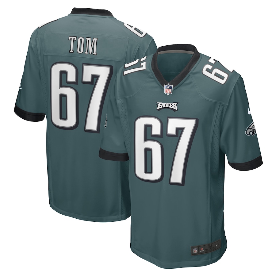 Men’s Philadelphia Eagles Cameron Tom Nike Midnight Green Game Player Jersey