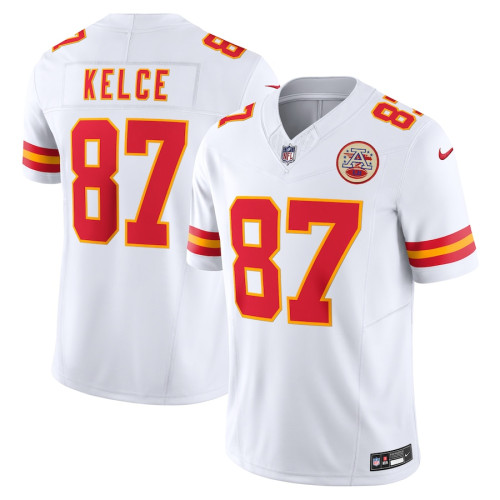 Men's - Kansas City Chiefs Travis Kelce Red 2023 Vapor F.U.S.E. Limited Jersey