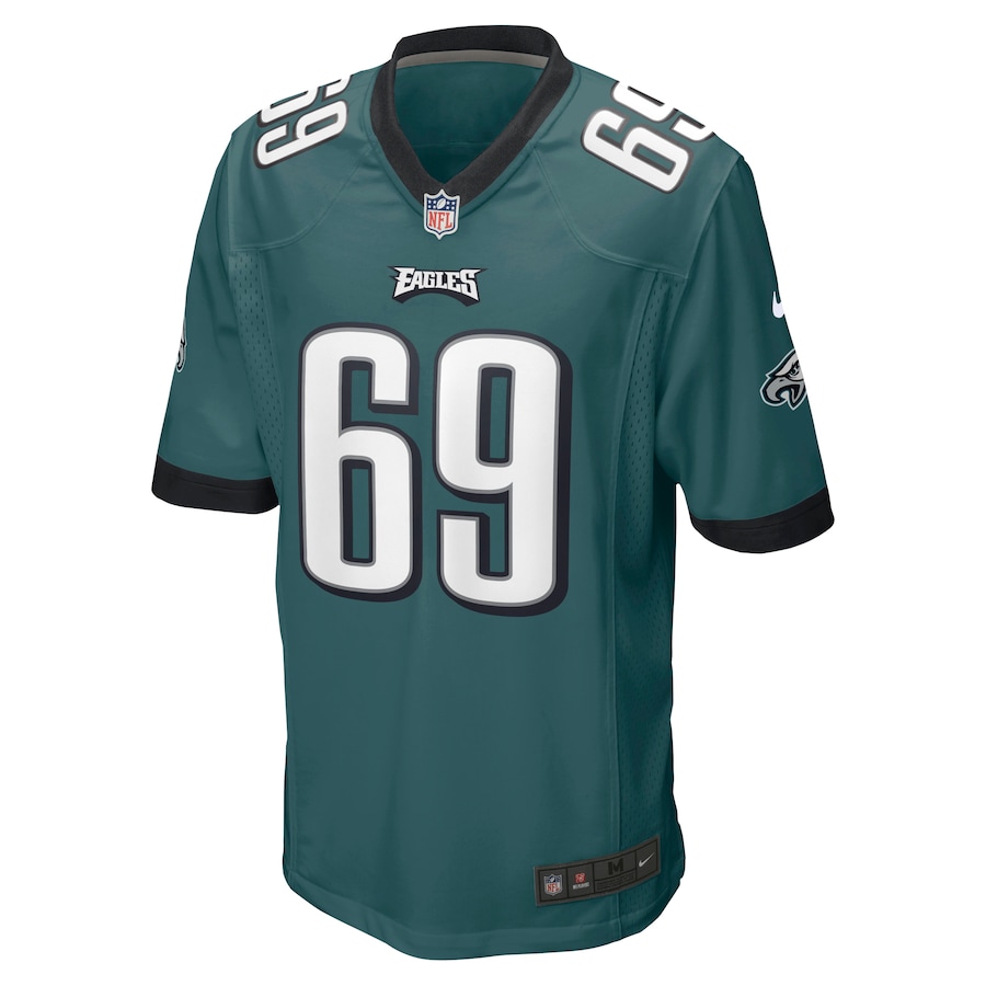 Men’s Philadelphia Eagles Landon Dickerson Nike Midnight Green Game Player Jersey