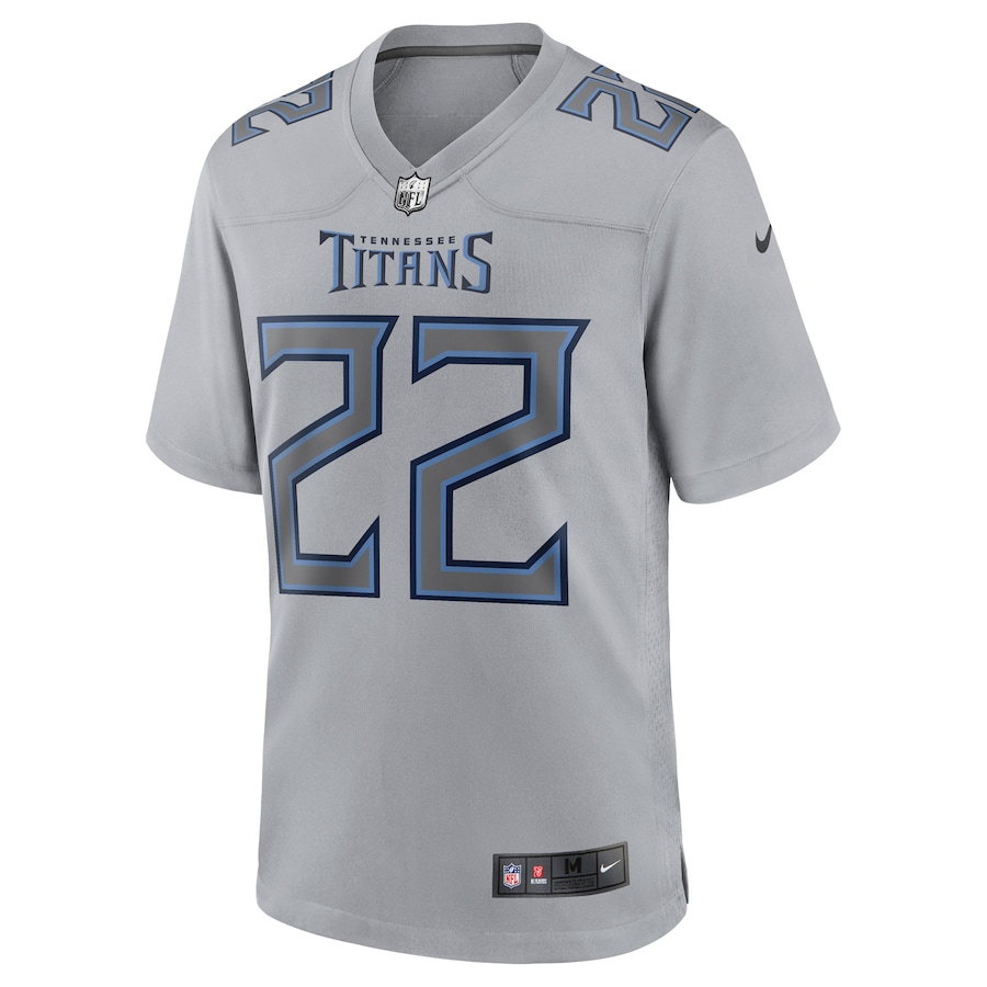 Men’s Tennessee Titans Derrick Henry Nike Gray Atmosphere Fashion Game Jersey