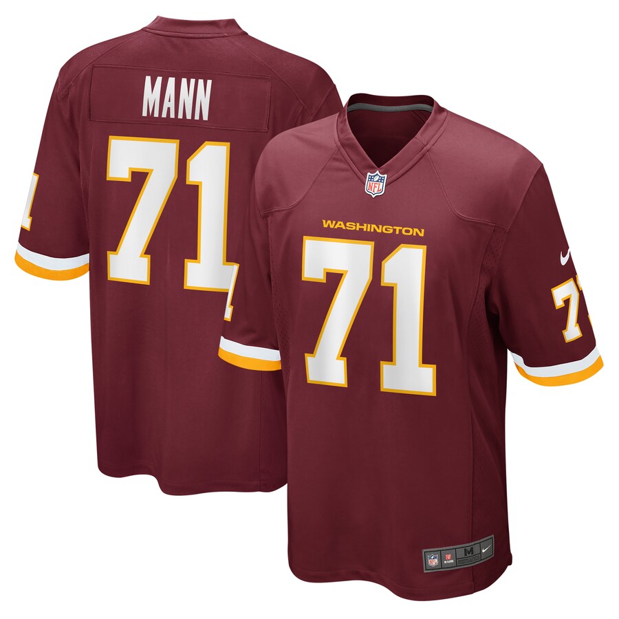 Men’s Washington Football Team Charles Mann Nike Burgundy Retired Player Jersey