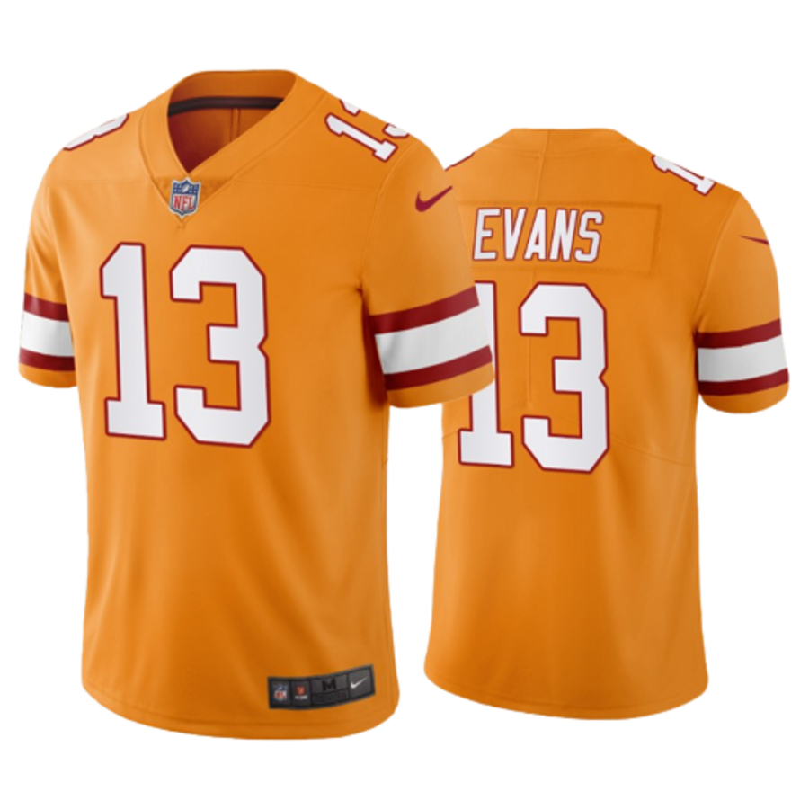Men’s Tampa Bay Buccaneers Mike Evans Orange Creamsicle Throwback Stitched Jersey