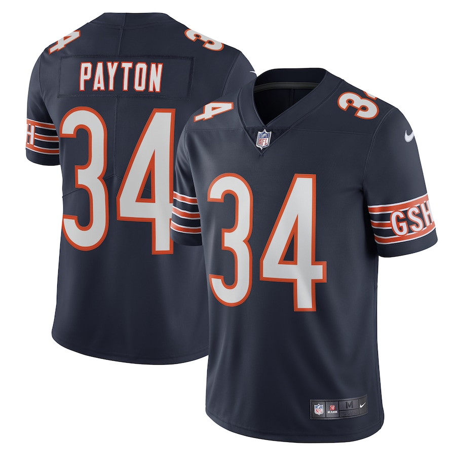 Men’s Chicago Bears Walter Payton Nike Navy Retired Player Limited Jersey