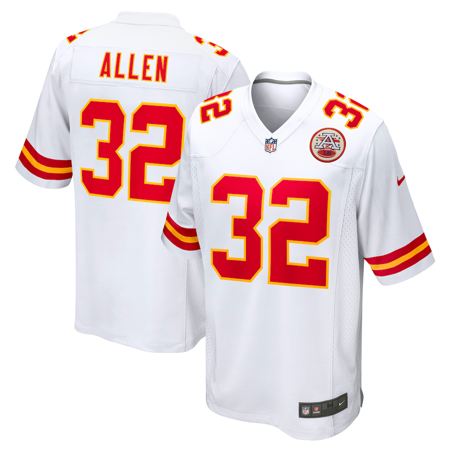 Men’s Kansas City Chiefs Marcus Allen Nike White Retired Player Game Jersey