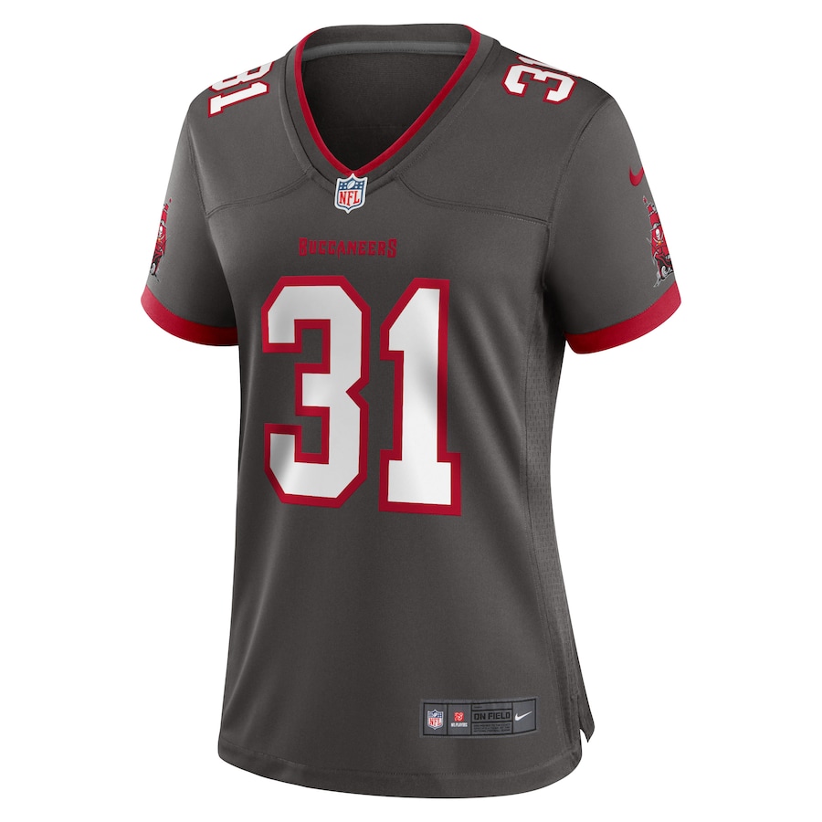 Women’s Tampa Bay Buccaneers Antoine Winfield Jr. Nike Pewter Game Jersey