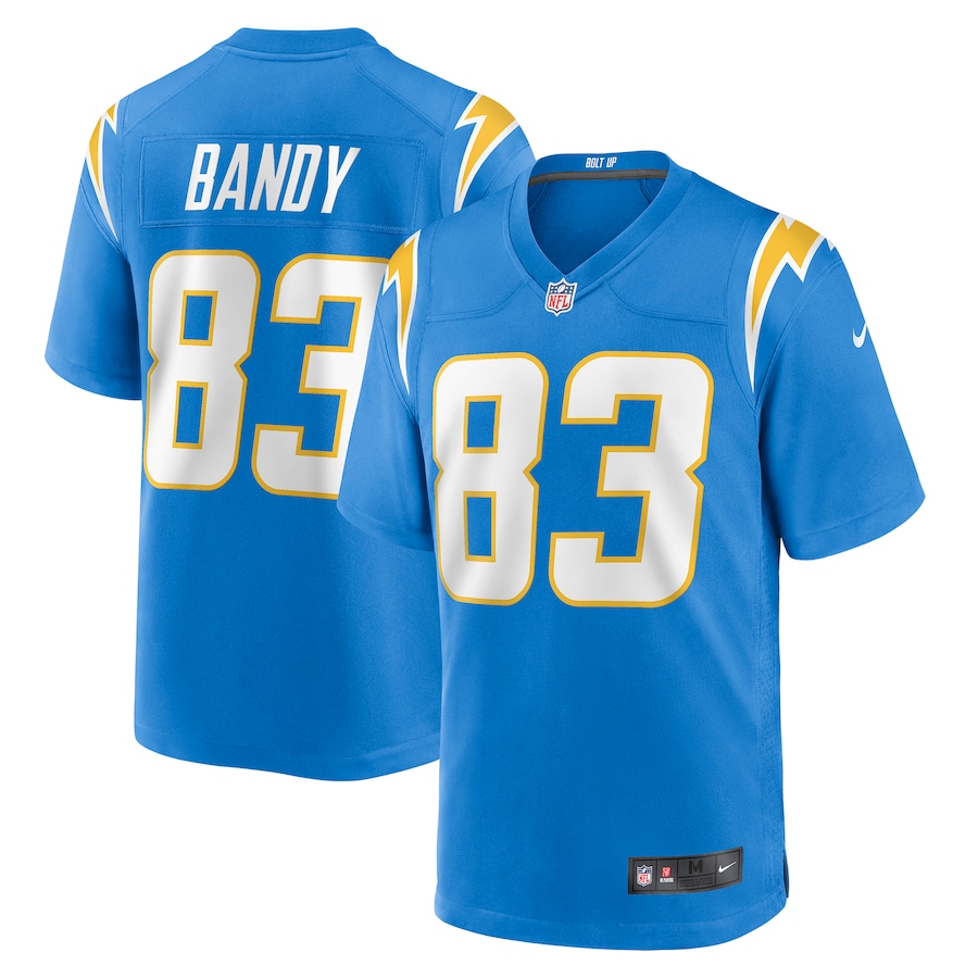 Men’s Los Angeles Chargers Michael Bandy Nike Powder Blue Player Game Jersey