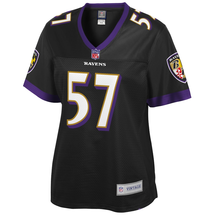 Women’s Baltimore Ravens Bart Scott NFL Pro Line Black Retired Player Jersey