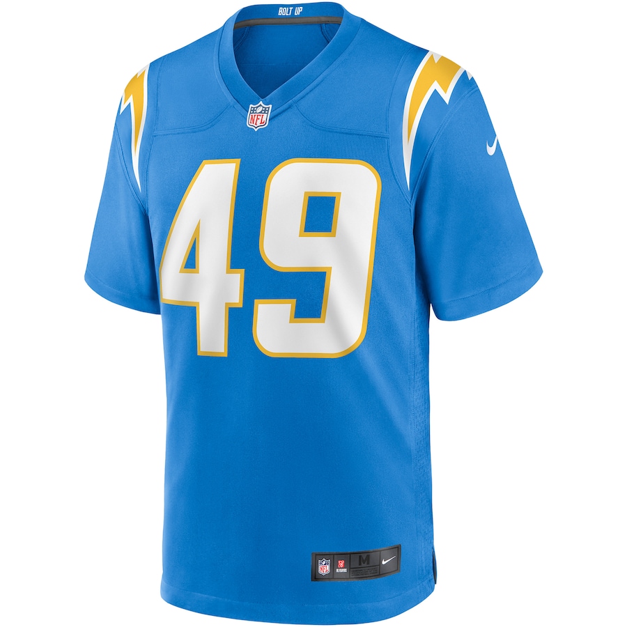 Men’s Los Angeles Chargers Drue Tranquill Nike Powder Blue Game Jersey