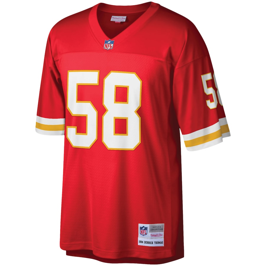 Men’s Kansas City Chiefs Derrick Thomas Mitchell & Ness Red 1994 Legacy Replica Jersey