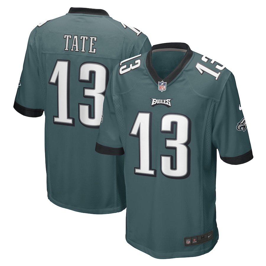 Men’s Philadelphia Eagles Auden Tate Nike Midnight Green Game Player Jersey
