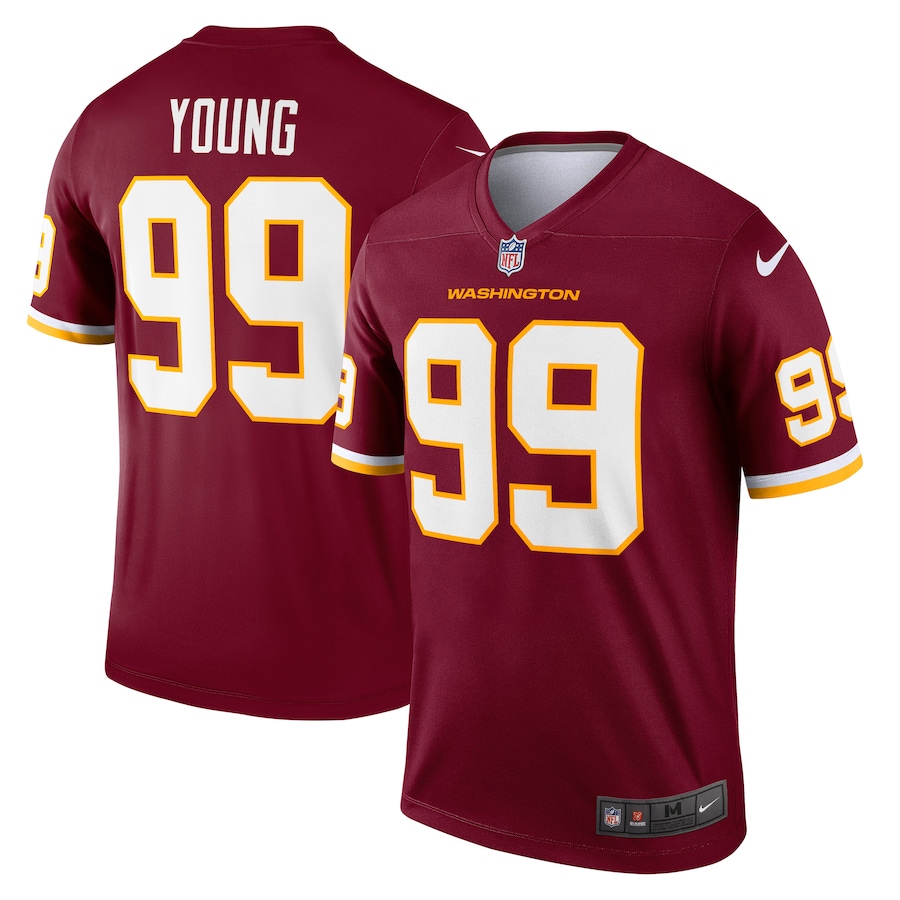 Men’s Washington Football Team Chase Young Nike Burgundy Legend Jersey