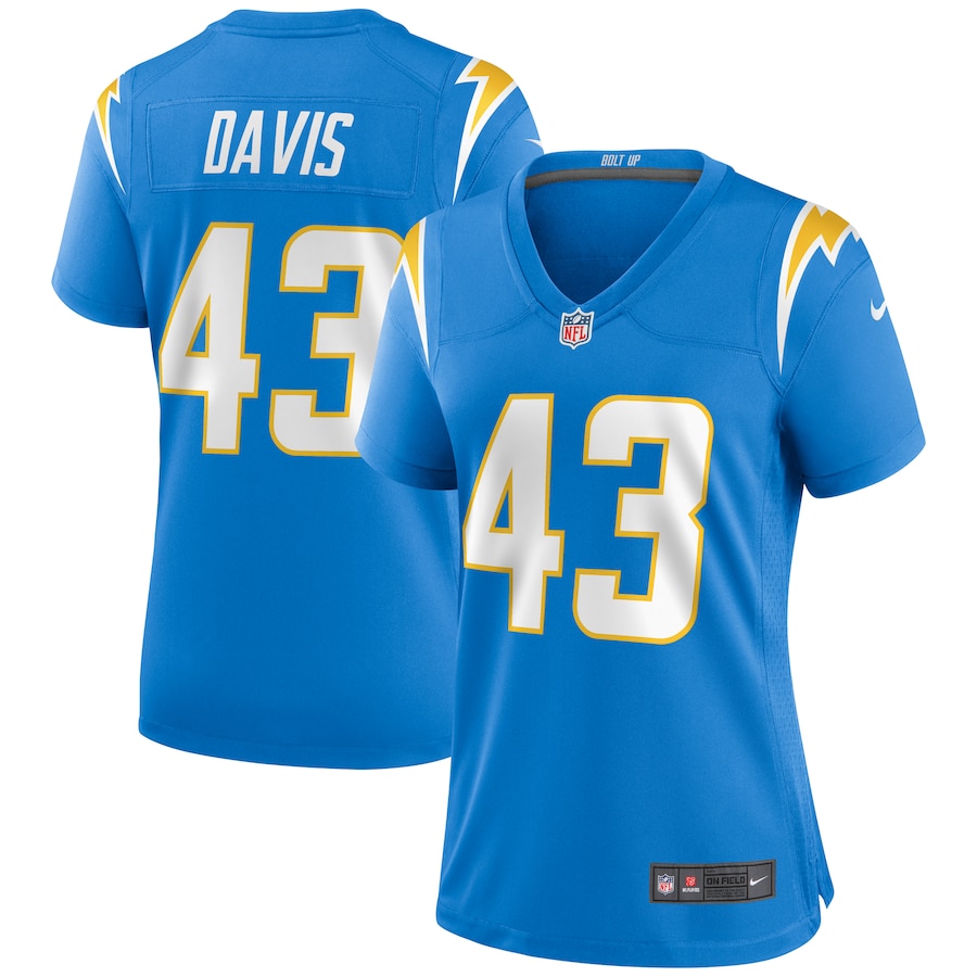 Women’s Los Angeles Chargers Michael Davis Nike Powder Blue Game Jersey