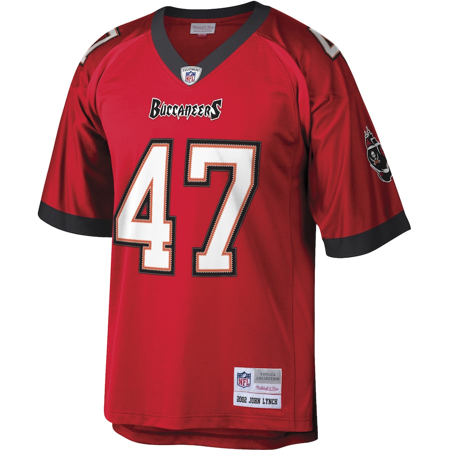 Men’s Tampa Bay Buccaneers John Lynch Mitchell & Ness Red Legacy Replica Jersey