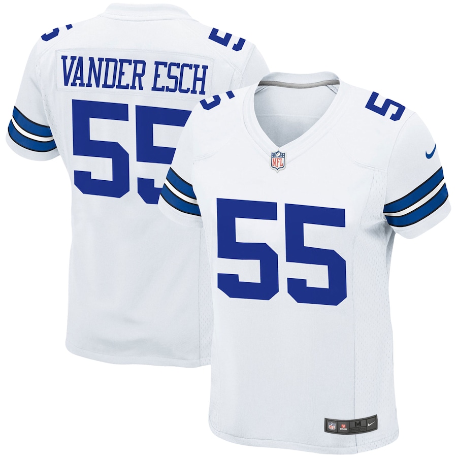 Youth Dallas Cowboys Leighton Vander Esch Nike White Team Game Jersey