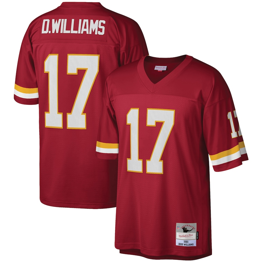 Men’s Washington Football Team Doug Williams Mitchell & Ness Burgundy Legacy Replica Jersey