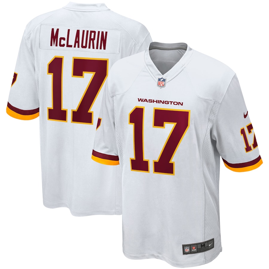 Men’s Washington Football Team Terry McLaurin Nike White Player Game Jersey