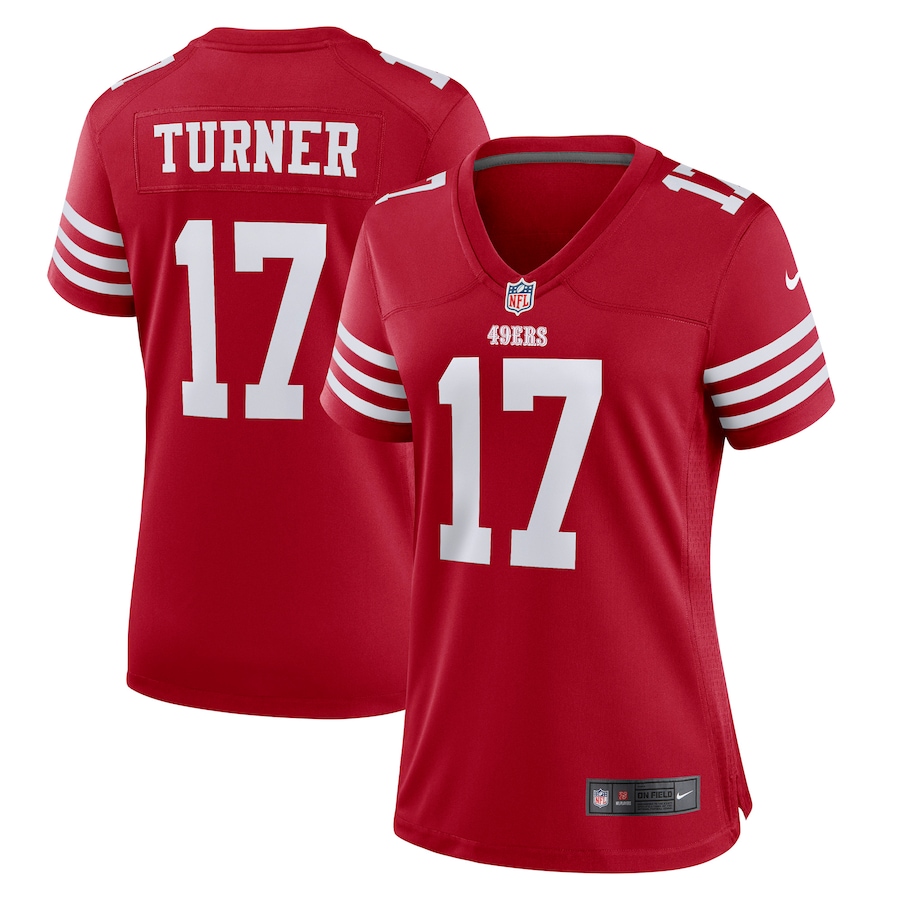 Women’s San Francisco 49ers Malik Turner Nike Scarlet Game Player Jersey
