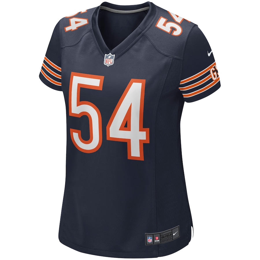Women’s Chicago Bears Brian Urlacher Nike Navy Game Retired Player Jersey
