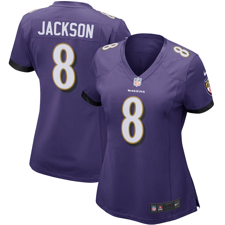 Women’s Baltimore Ravens Lamar Jackson Nike Purple Game Player Jersey