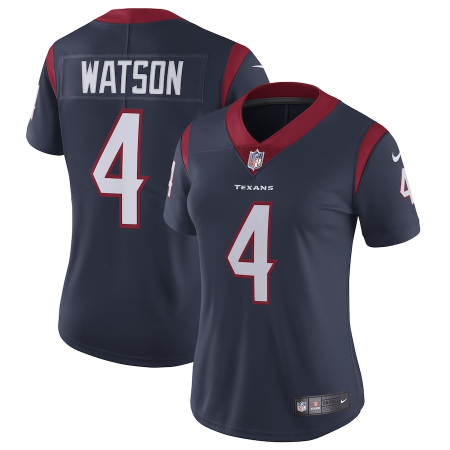Women’s Houston Texans Deshaun Watson Nike Navy Vapor Untouchable Limited Jersey