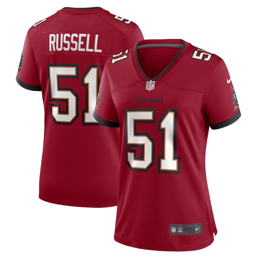 Women’s Tampa Bay Buccaneers J.J. Russell Nike Red Game Player Jersey