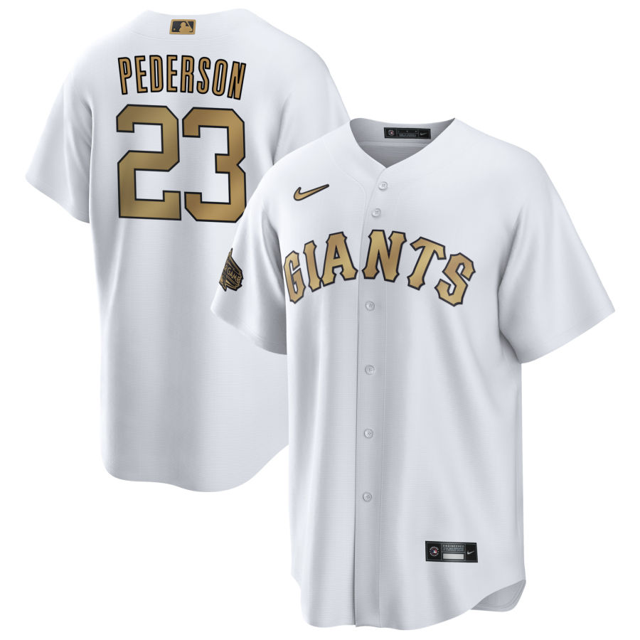 Men's San Francisco Giants Joc Pederson White 2022 MLB All-Star Game Jersey