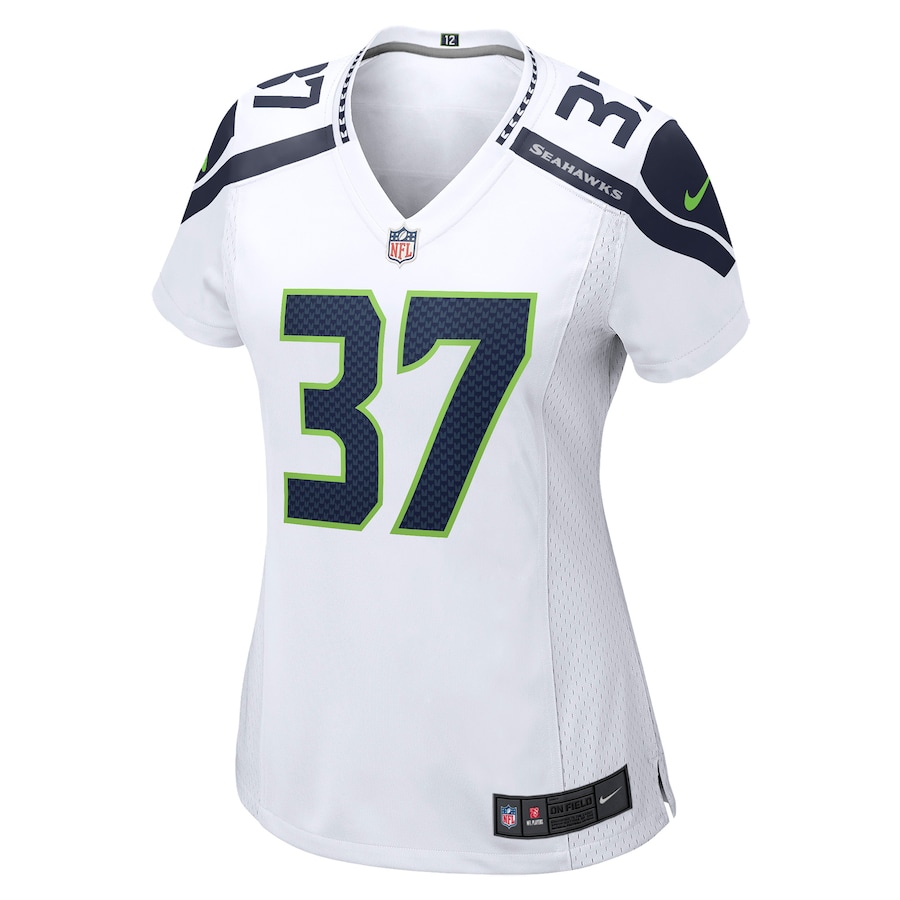 Women’s Seattle Seahawks Shaun Alexander Nike White Retired Game Jersey