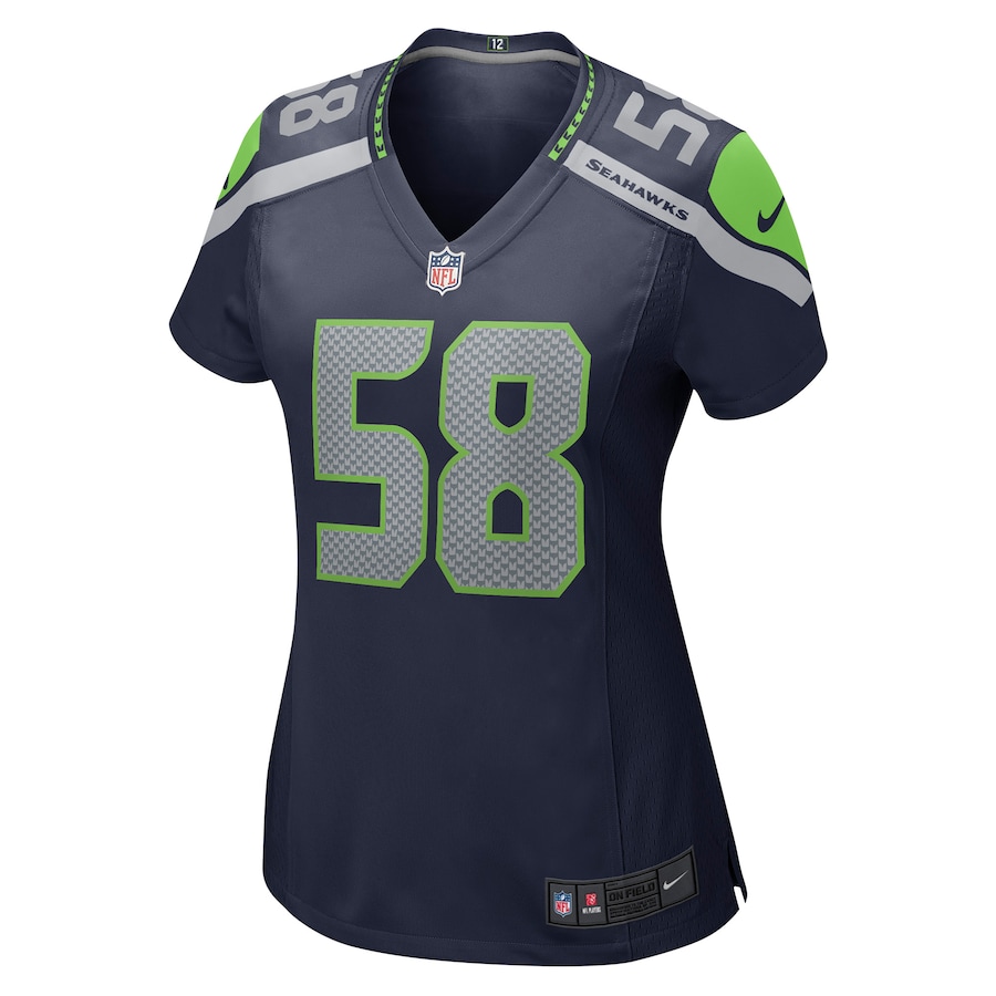 Women’s Seattle Seahawks Tanner Muse Nike College Navy Game Player Jersey