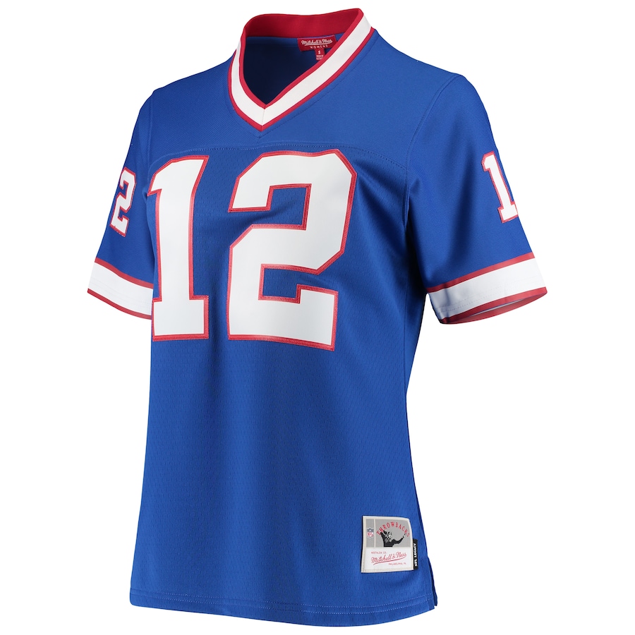 Women’s Buffalo Bills Jim Kelly Mitchell & Ness Royal 1990 Legacy Replica Jersey