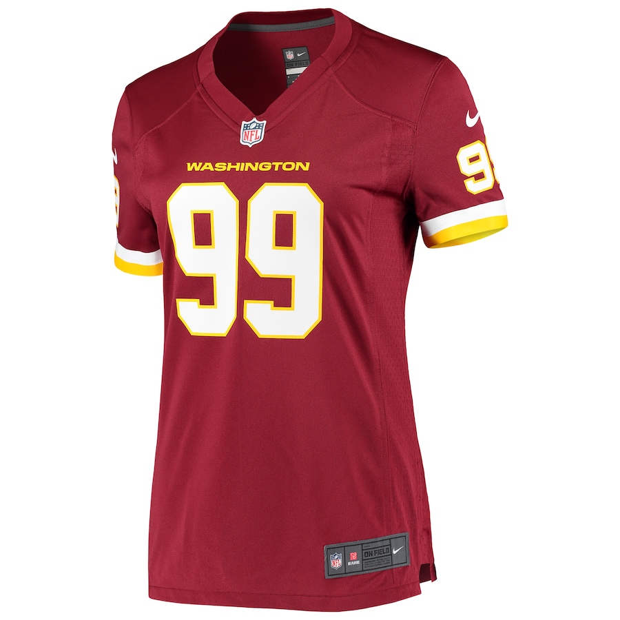 Women’s Washington Football Team Chase Young Nike Burgundy Player Game Jersey