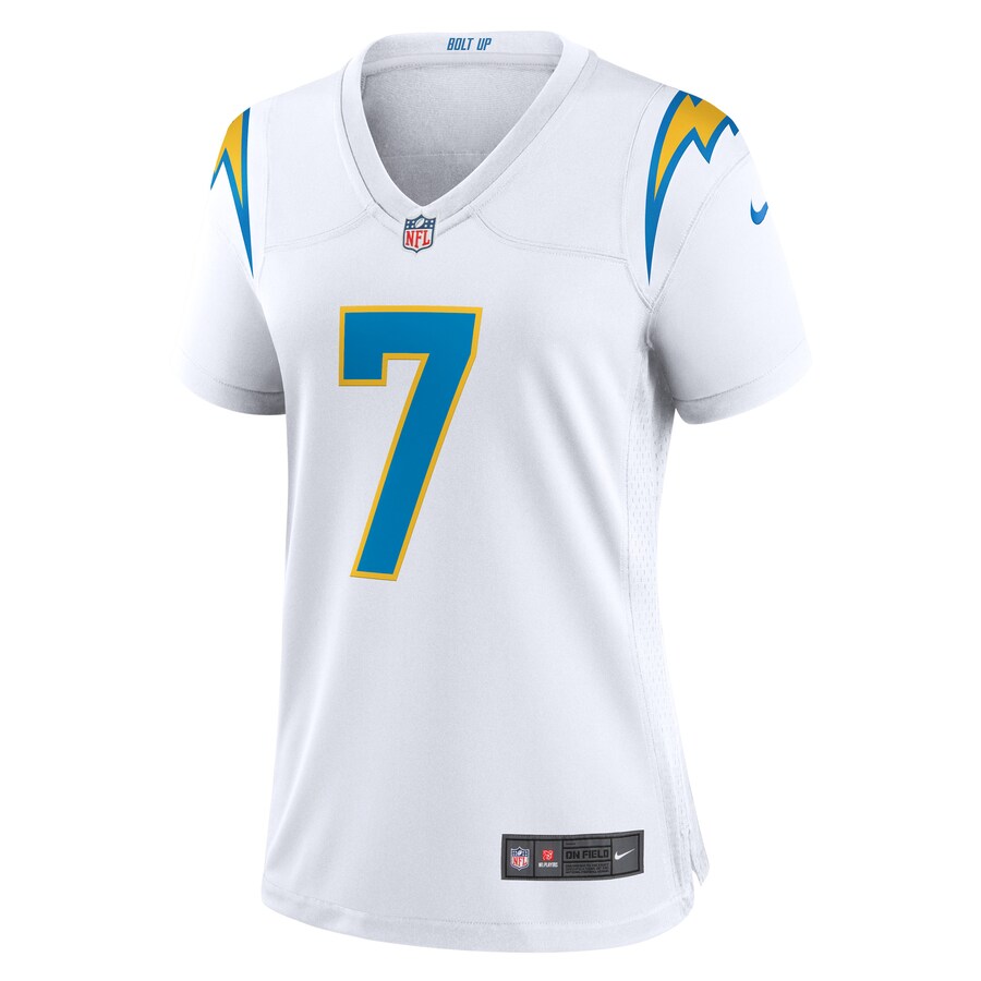 Women’s Los Angeles Chargers Gerald Everett Nike White Game Player Jersey