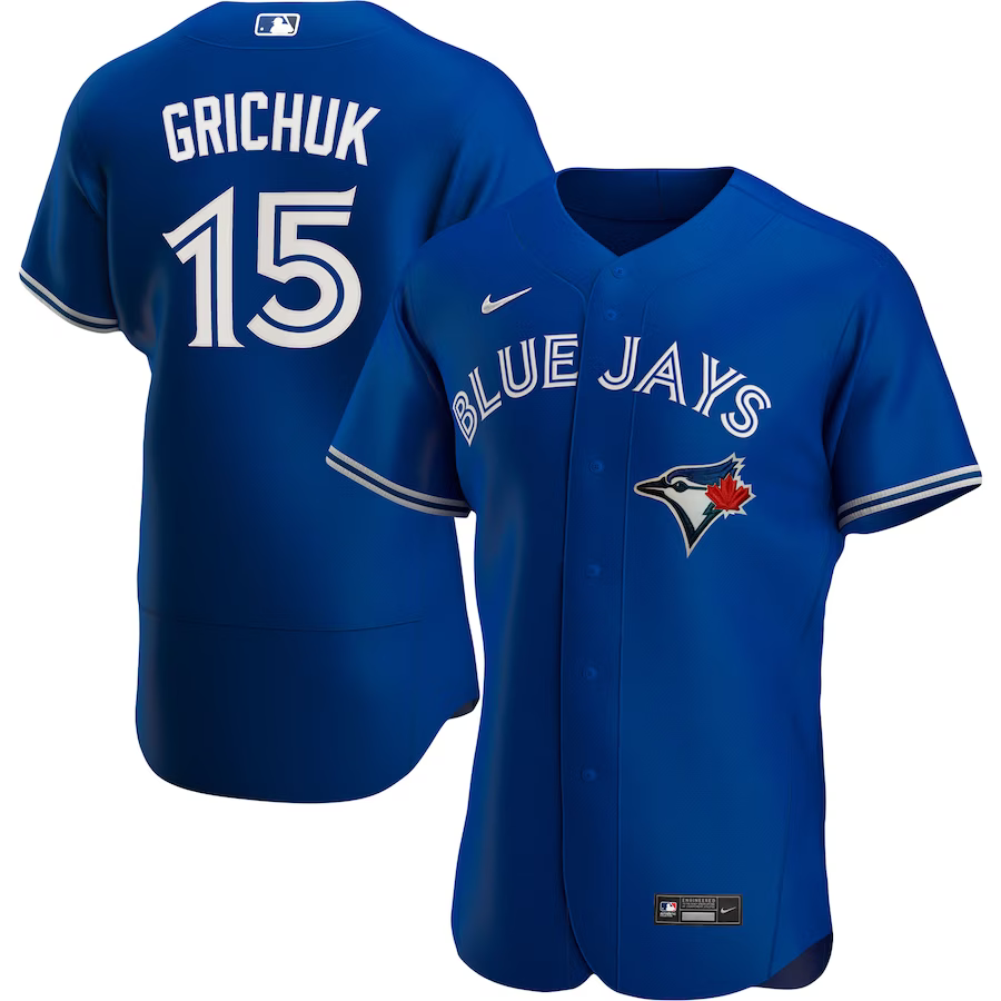 Men's Toronto Blue Jays Randal Grichuk Royal Alternate Authentic Player Jersey