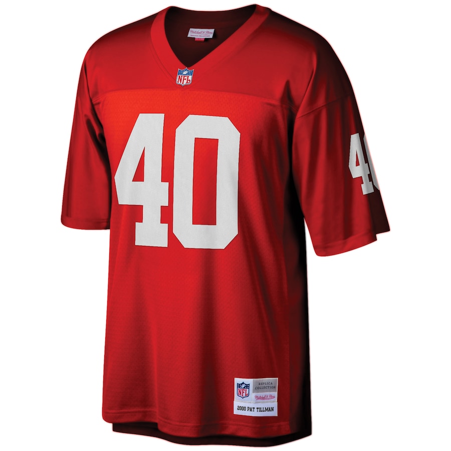 Men’s Arizona Cardinals Pat Tillman Mitchell & Ness Cardinal Big & Tall 2000 Retired Player Replica Jersey