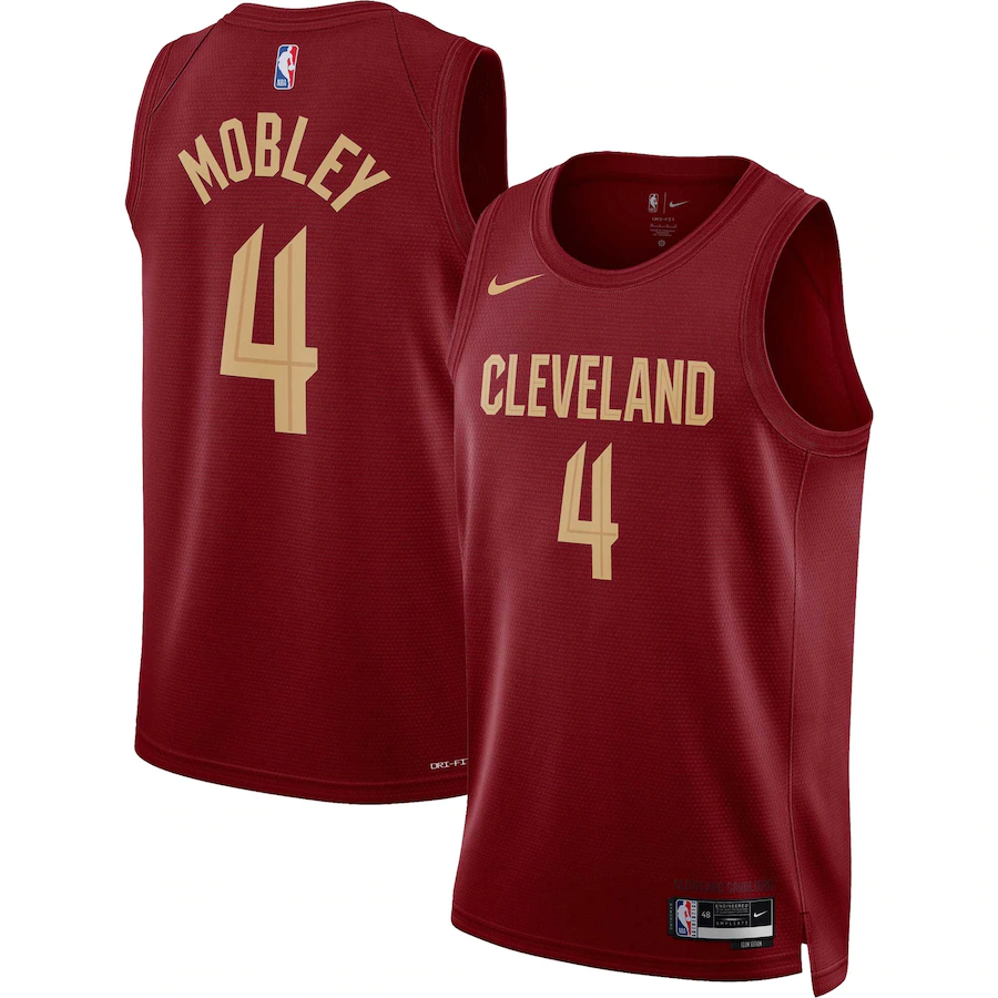 Men's Cleveland Cavaliers Evan Mobley Wine 2022-23 Swingman Jersey - Icon Edition