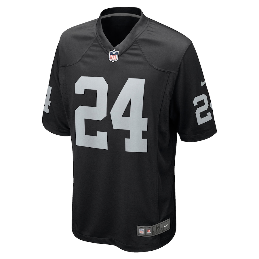 Men’s Las Vegas Raiders Johnathan Abram Nike Black Player Game Jersey