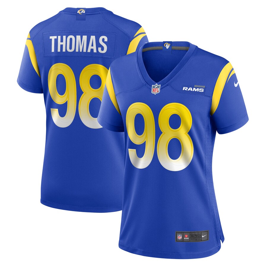 Women’s Los Angeles Rams Brayden Thomas Nike Royal Game Player Jersey