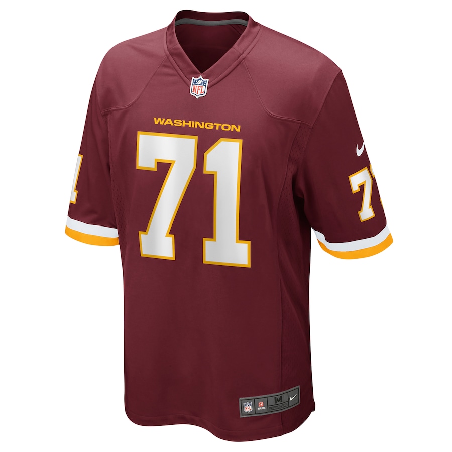 Men’s Nike Wes Schweitzer Washington Football Team Burgundy Game Player Jersey