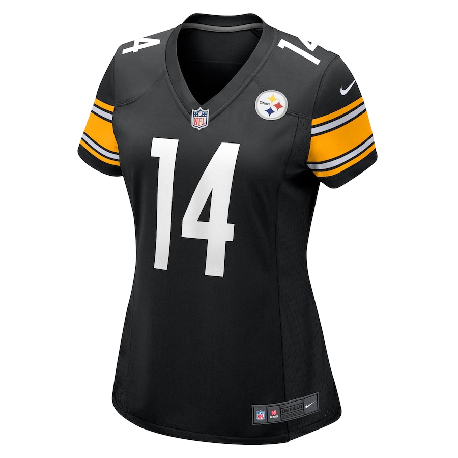 Women’s Pittsburgh Steelers George Pickens Nike Black Game Player Jersey