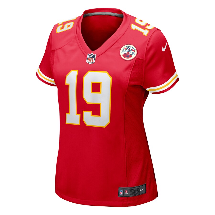 Women's Kansas City Chiefs Chris Oladokun Nike Red Game Player Jersey